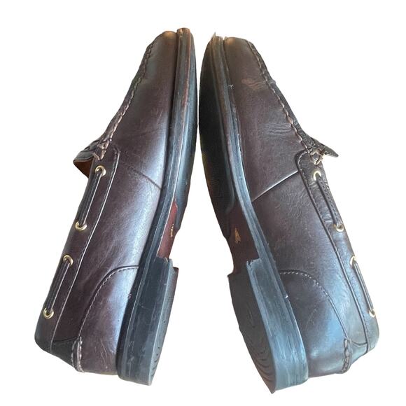 Sperry Gold Cup Brown Leather Leather Loafers Mens Shoes SIZE 8 Classic Elevated - Picture 8 of 12